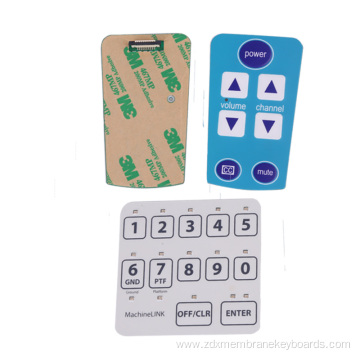 2019 new hot sales Waterproof Silicone Membrane Switches